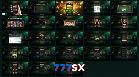 Main screen of 777SX bet page for PK players